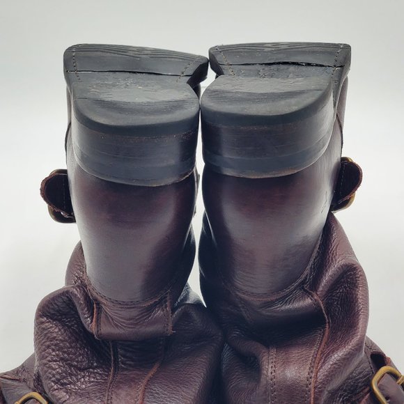 Frye Leather Moto Boots - Picture 12 of 15